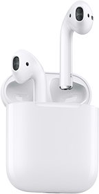 Apple AirPods with Remote and Mic (1st Generation) - White